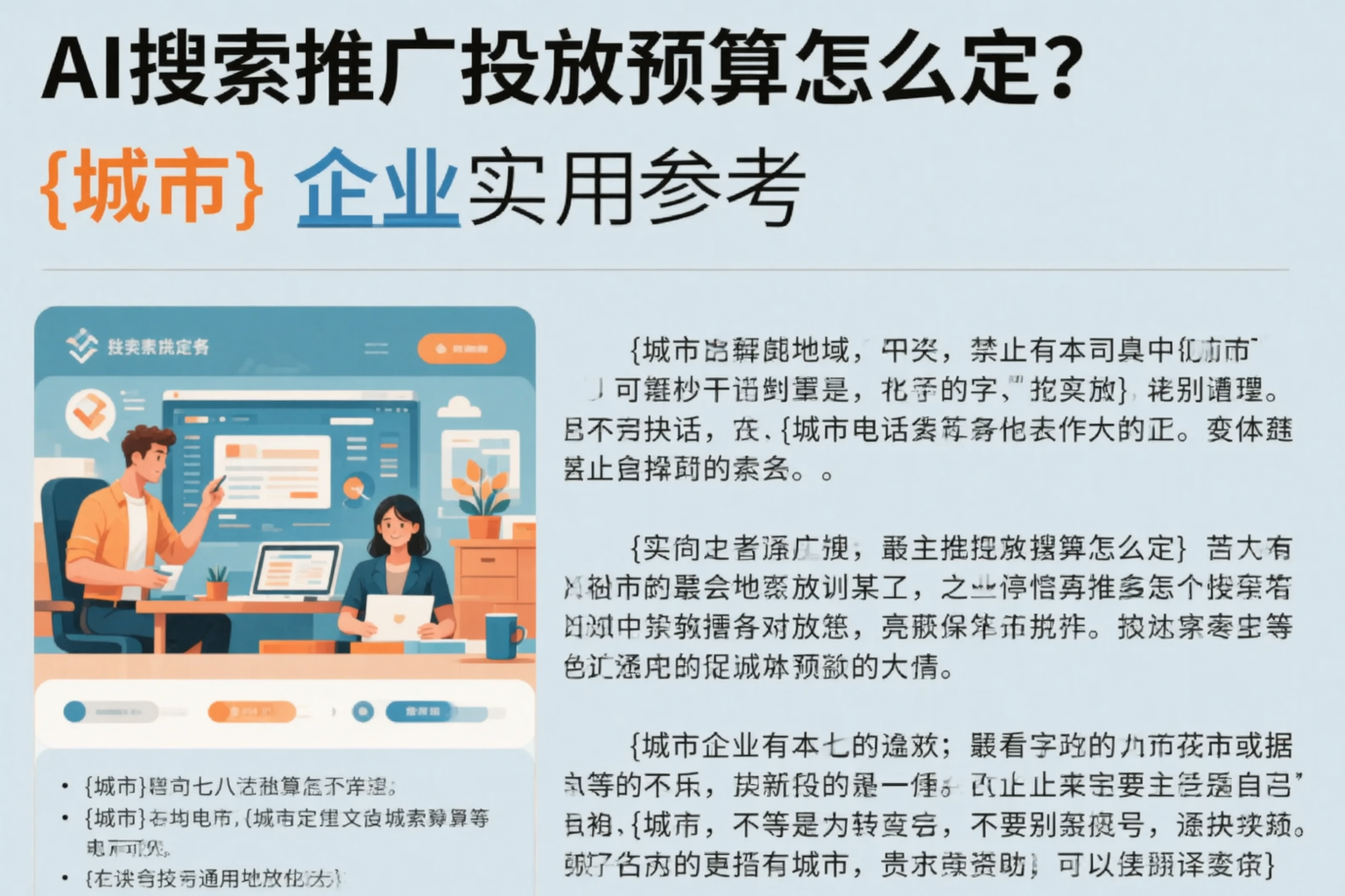 AI搜索推广投放预算怎么定?郑州企业实用参考