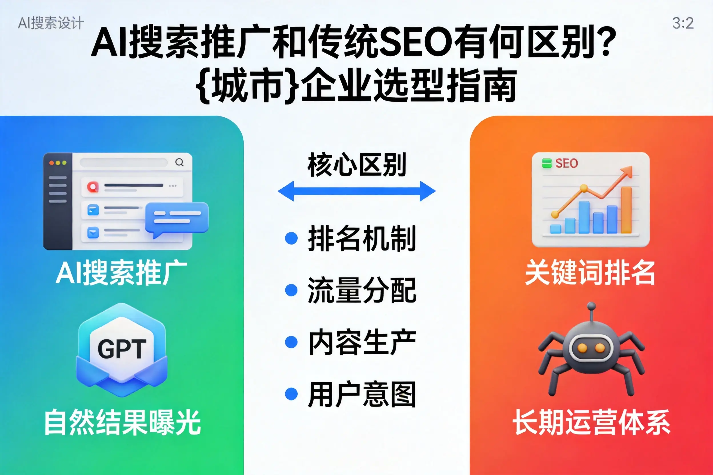 AI搜索推广和传统SEO有何区别？郑州企业选型指南