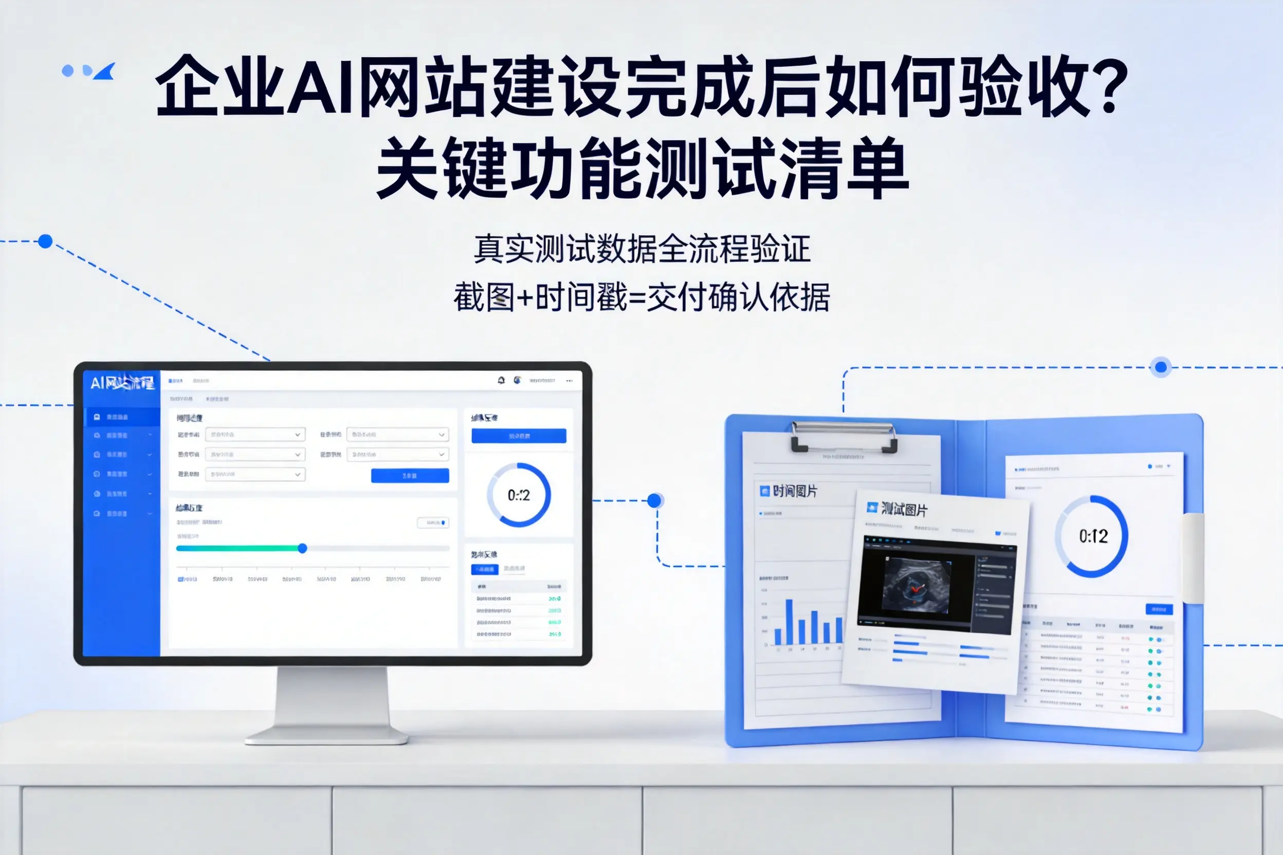 郑州企业AI网站建设完成后如何验收?关键功能测试清单