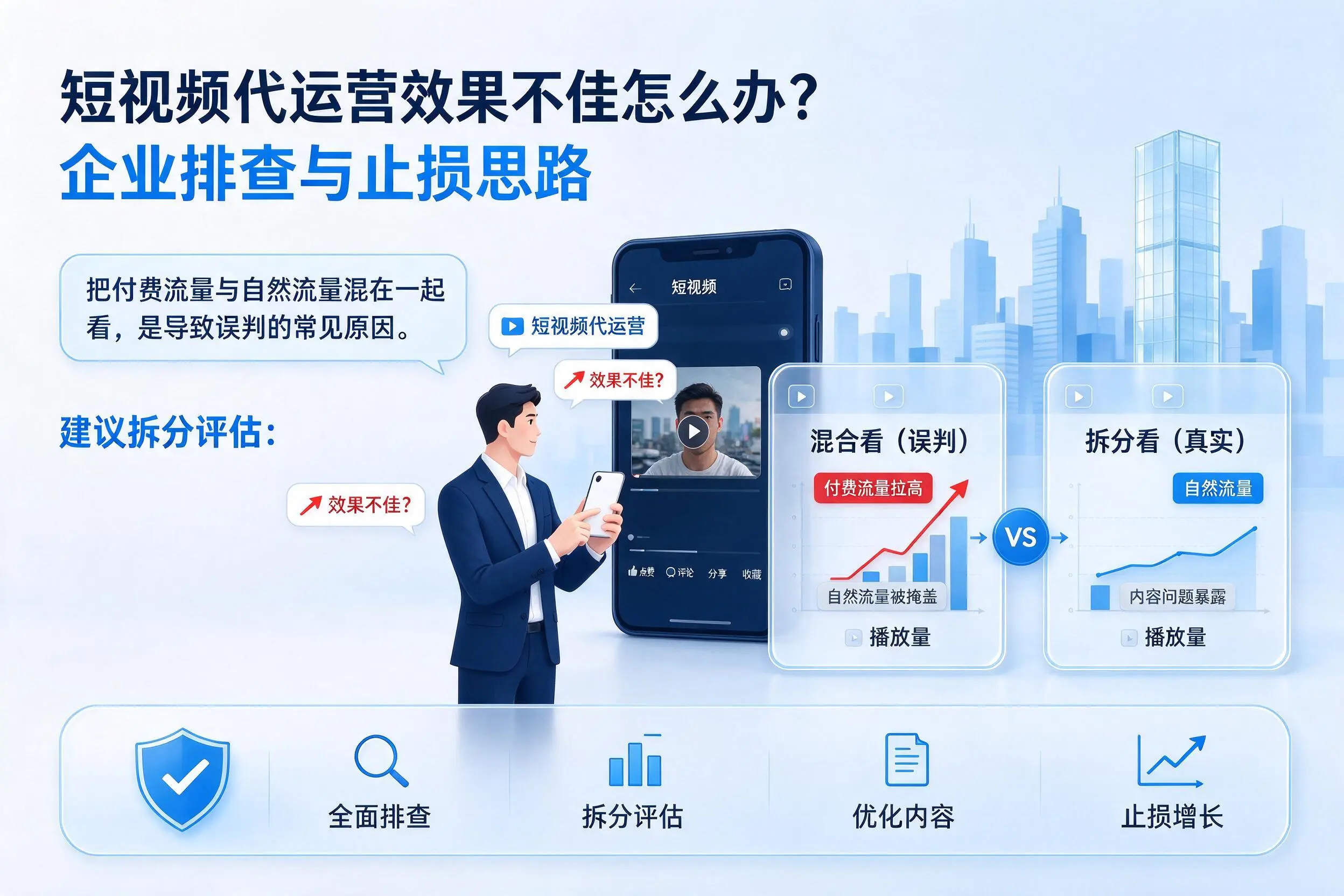 短视频代运营效果不佳怎么办?郑州企业排查与止损思路
