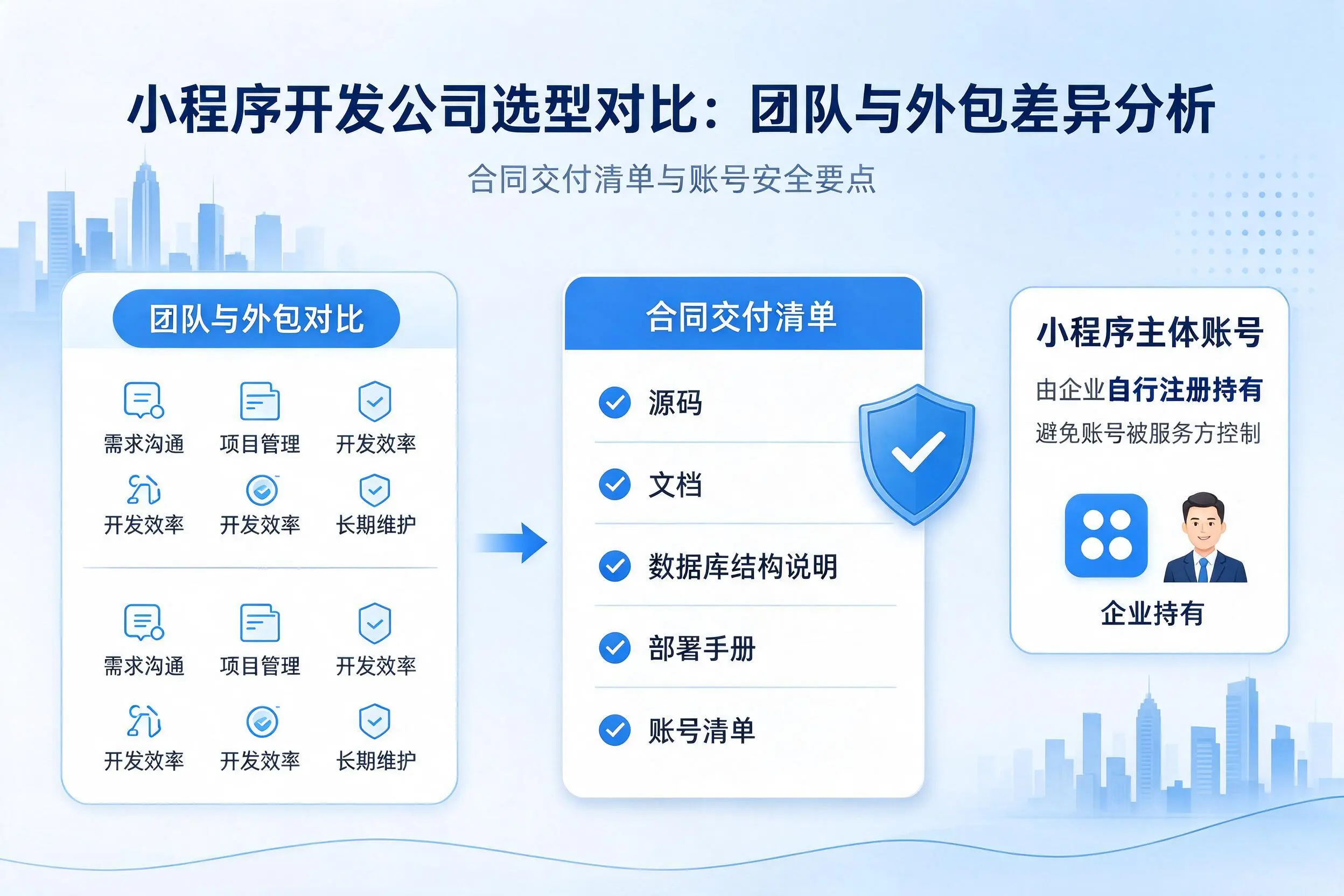 郑州小程序开发公司选型对比:团队与外包差异分析