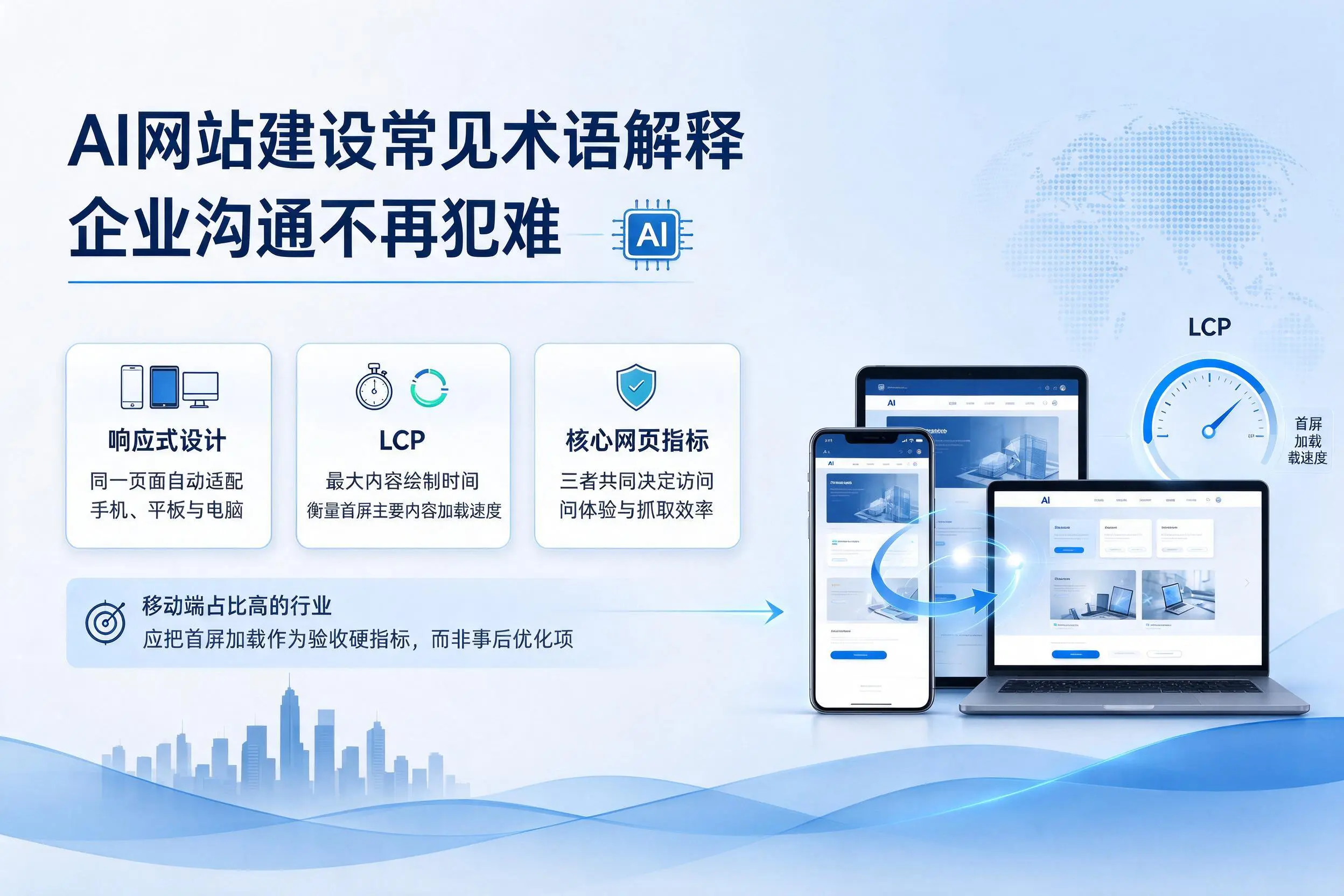 AI网站建设常见术语解释，郑州企业沟通不再犯难