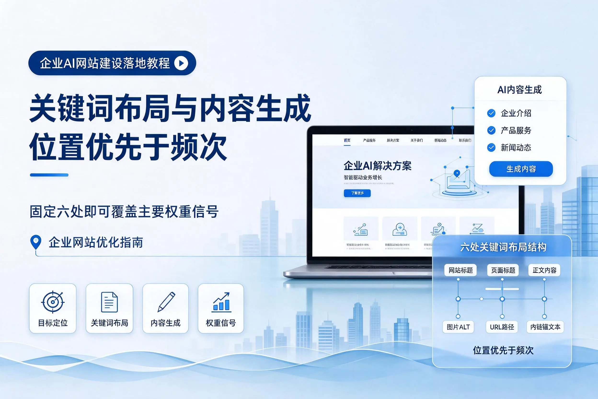 郑州企业AI网站建设落地教程:关键词布局与内容生成